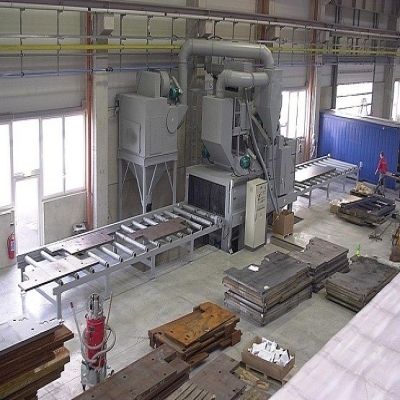 QX25鋼結(jié)構(gòu)多功能拋丸除銹設(shè)備（管道，結(jié)構(gòu)，板材一體機(jī)）